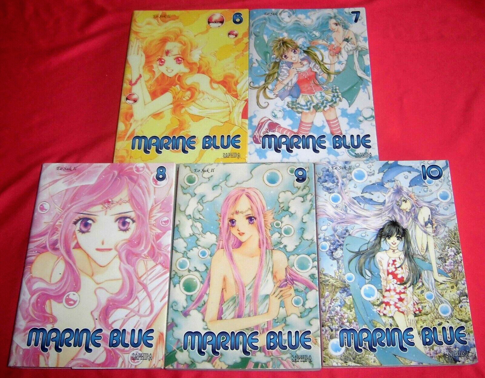 Manga Marine Blue Tomes 6 a 10 Saphira Eo Suk Il Shojo JRF